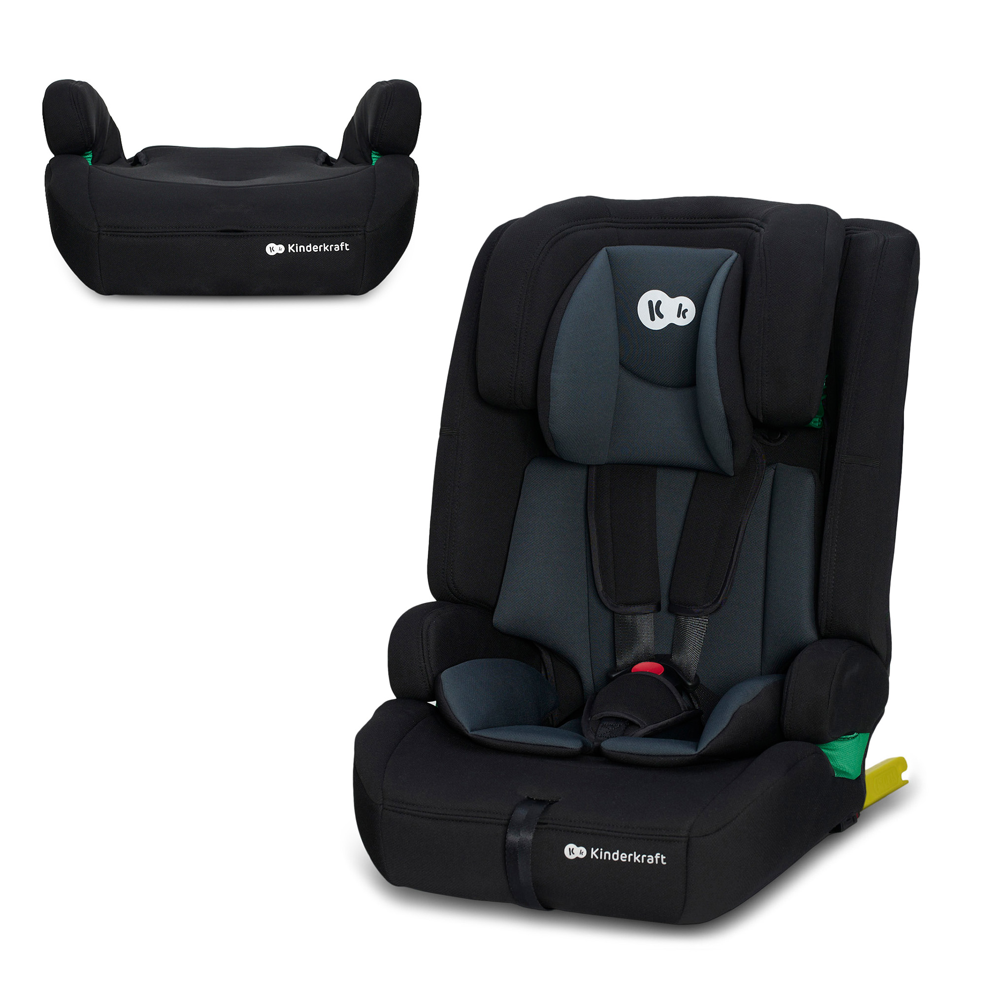 Silla de coche Kinderkraft Safety Fix 2 i-Size, grupo 1/2/3, ISOFIX con Top Tether